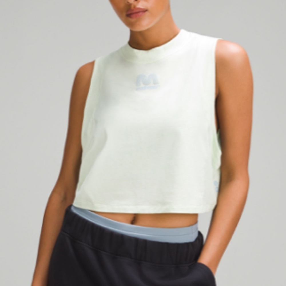 Cute mock neck workout tank